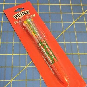 Heinz Red 10 Multi-Color Pen Set New Sealed Package